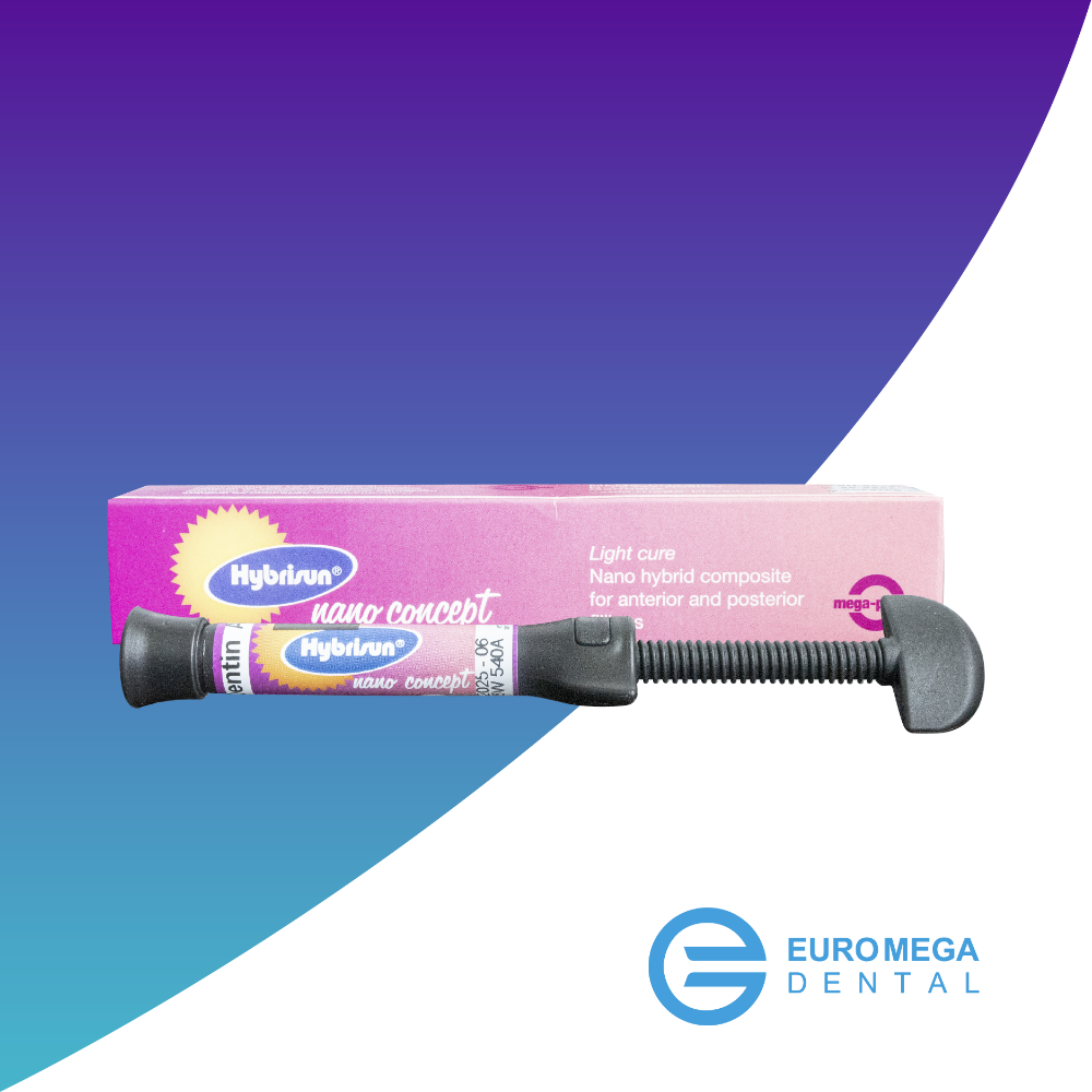 Resina Alemana Hybrisun Nano (4g) / Esmalte y Dentina - Depósito Euro Mega Dental Costa Rica