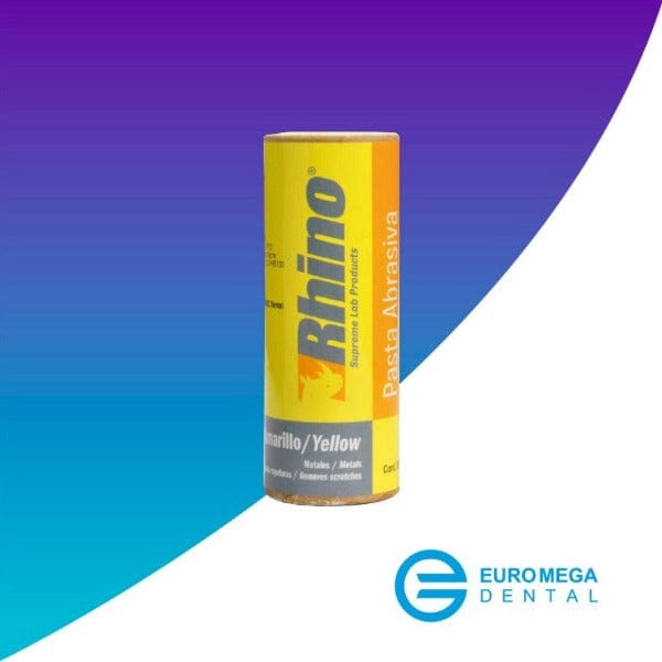pasta amarilla rhino para pulir euro mega dental deposito dental