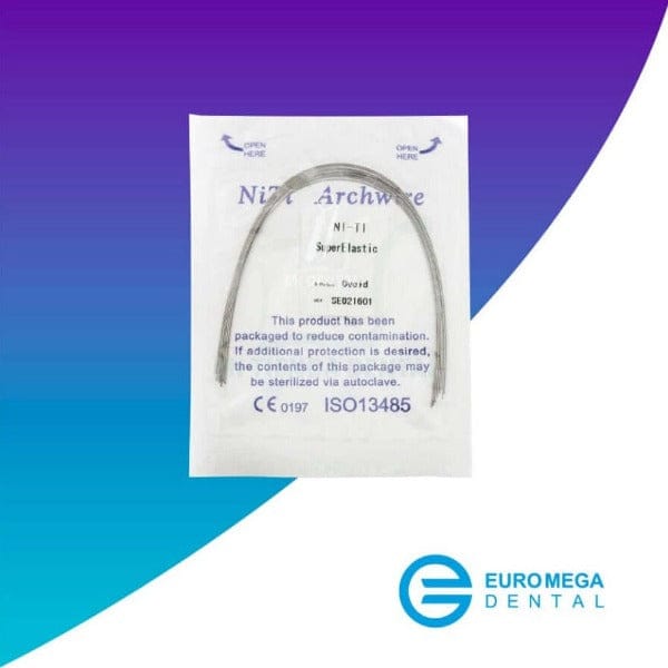 Arcos de nitinol - arcos para ortodoncia  Euro Mega Dental