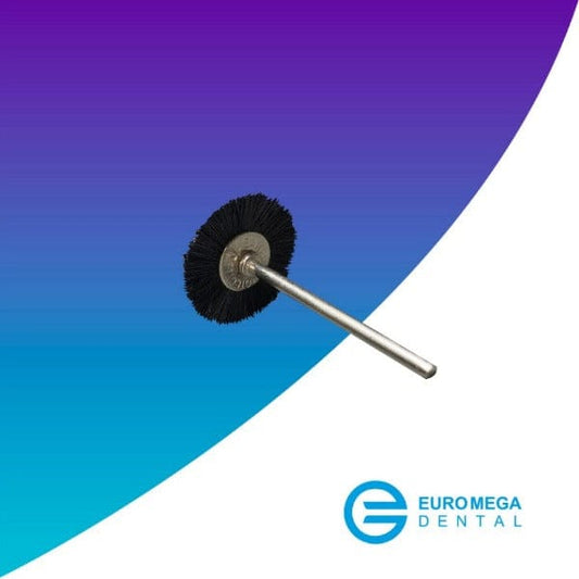 #Cepillo montado mandril  Euro Mega Dental