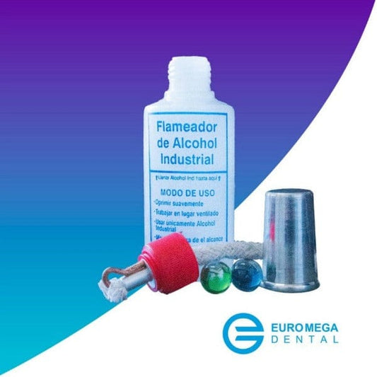  Flameador para alcohol euro mega dental deposito dental