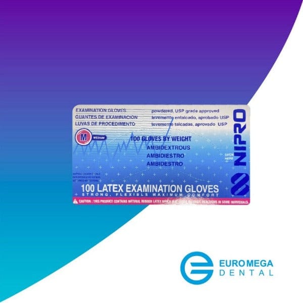 #Guantes_latex  euro mega dental deposito dental