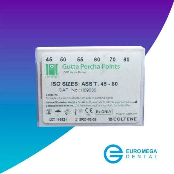 Gutta percha Euro Mega Dental Deposito dental