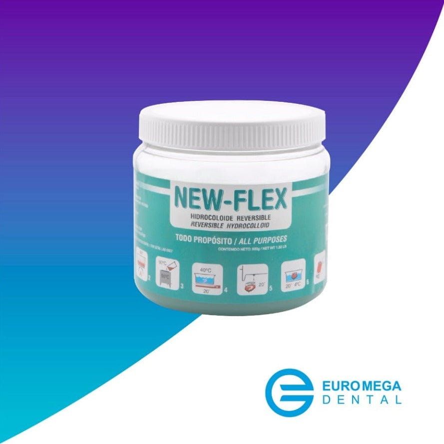 Hidrocoloide new flex Euro Mega dental deposito dental