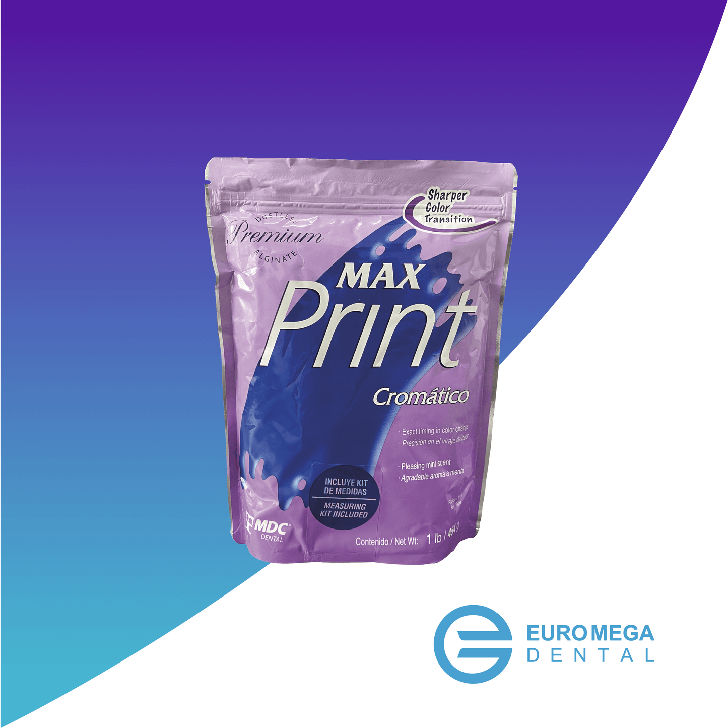 Alginato Max Print  Euro Mega Dental