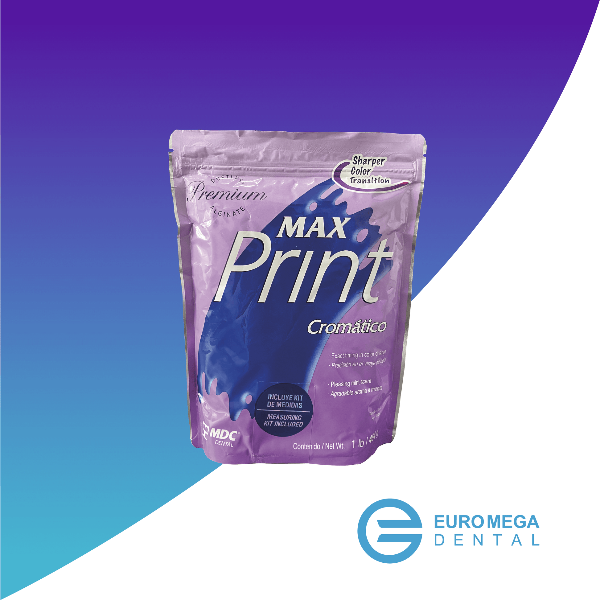 Alginato Max Print  Euro Mega Dental