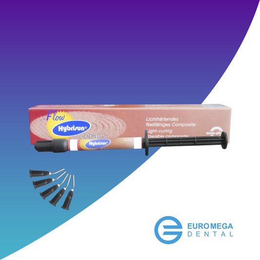 Resina Alemana Hybrisun Ceram Flow / Esmalte y Dentina - Depósito Euro Mega Dental Costa Rica
